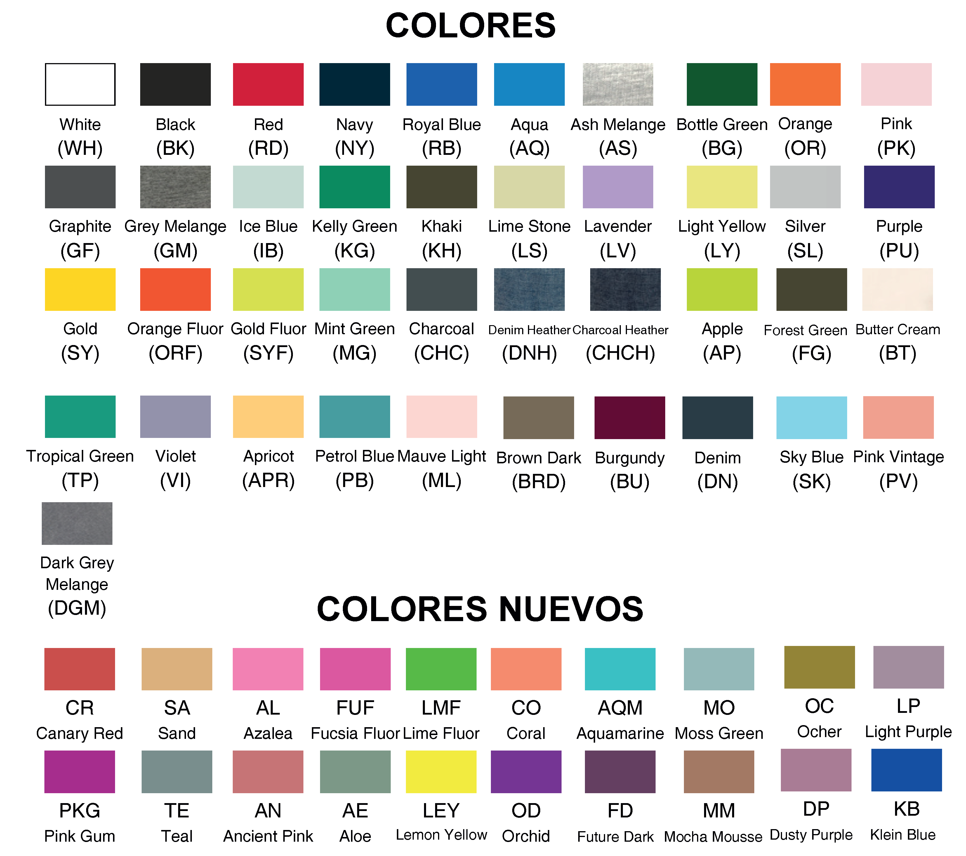 Colores disponibles en sudaderas de grupos Texto: ¿Vuestro grupo está listo para dejar huella? Si aún no tenéis esa sudadera de grupo que os identifica y os une, es el momento perfecto.